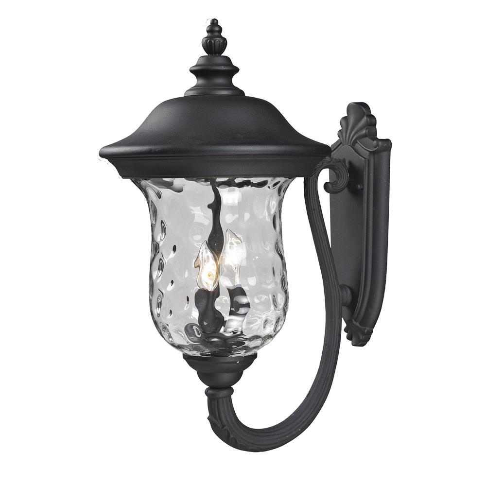 Z-Lite 533B-BK Armstrong Outdoor Wall Light in Black